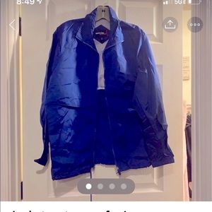 Jacket waterproof rain jacket blue xs